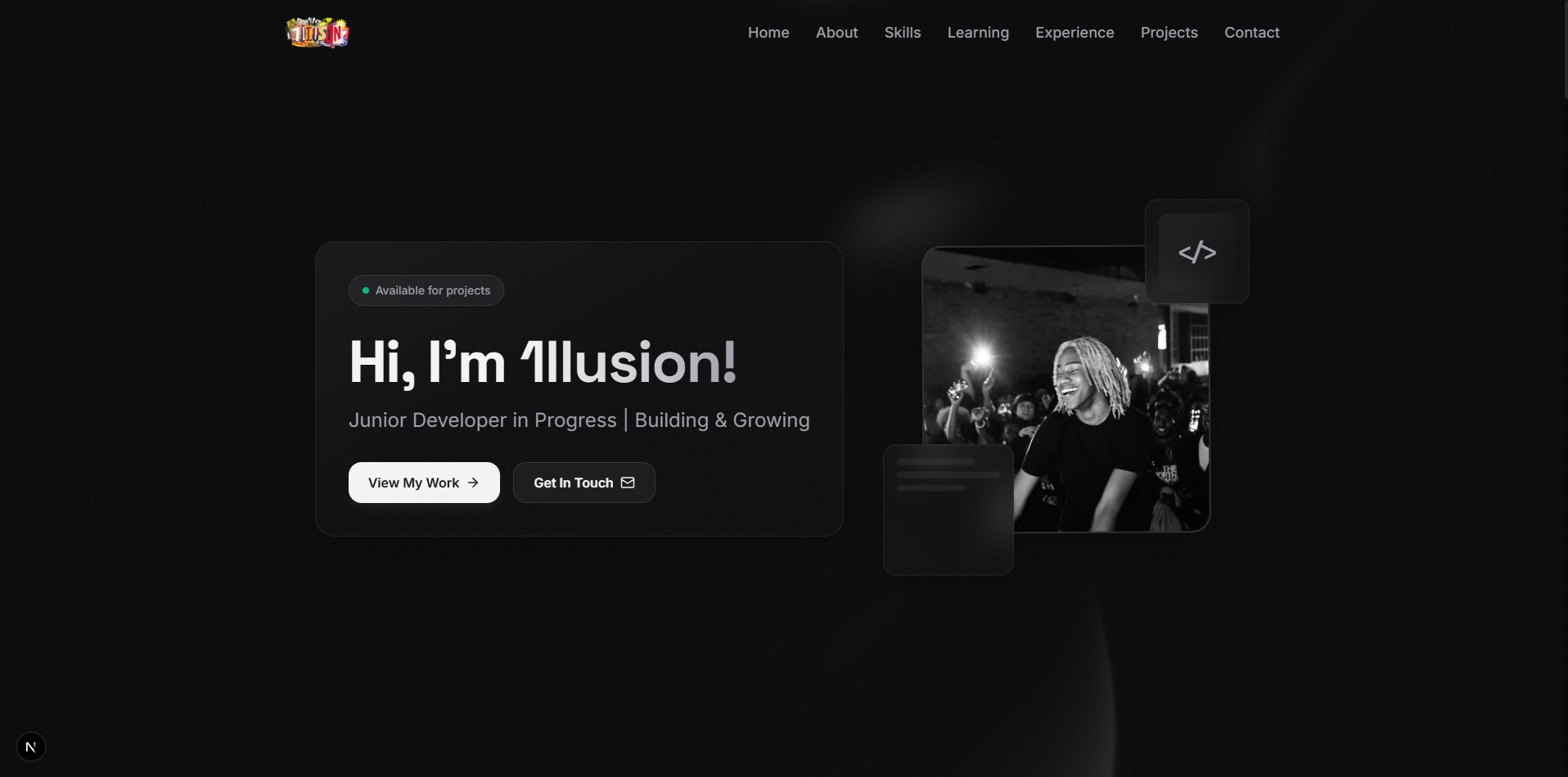 My Portfolio screenshot 1